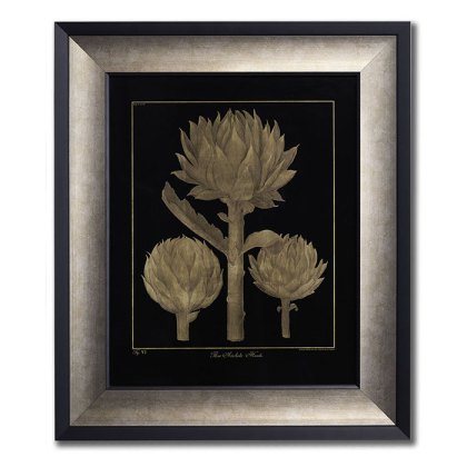 Three Artichokes Heads Framed Picture Three Artichokes Heads Framed Picture