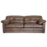 Scott Leather 3 Seater Sofa