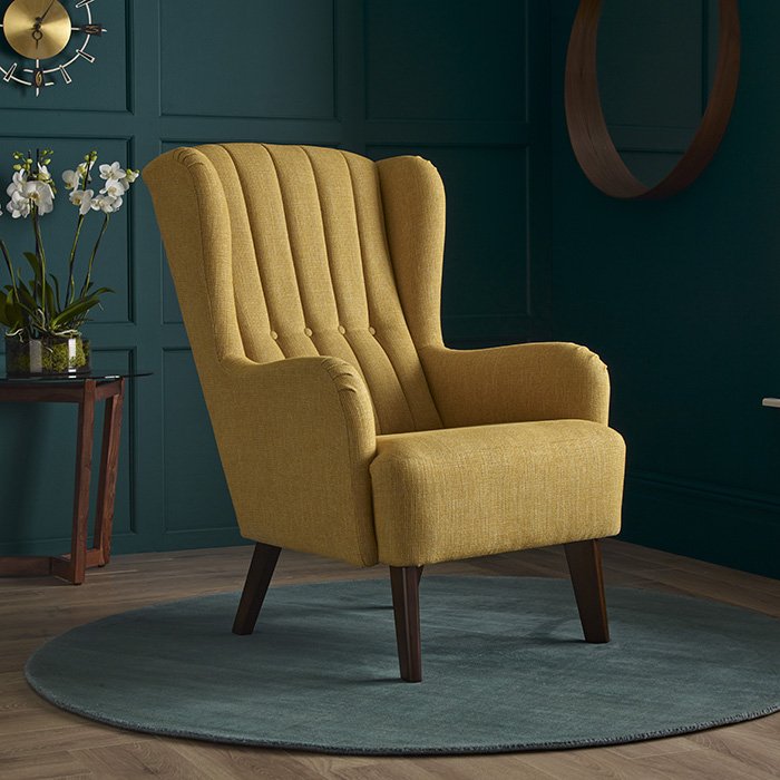 Edwin Fabric Accent Chair Lees of Grimsby