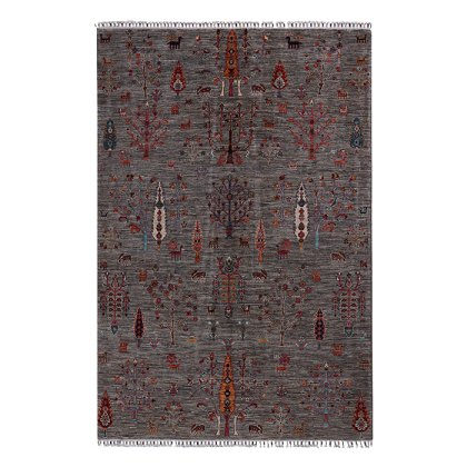 Pictoral Hand Knotted Rug Pictoral Hand Knotted Rug