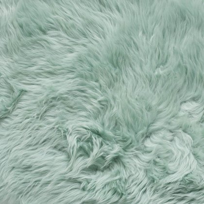 Sage Single Longwool Sheepskin Rug