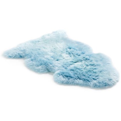 Sea Foam Single Longwool Sheepskin Rug
