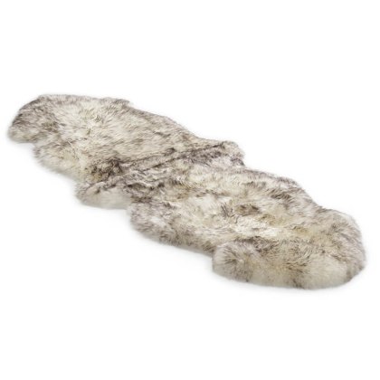 Wolftip Double Longwool Sheepskin Rug