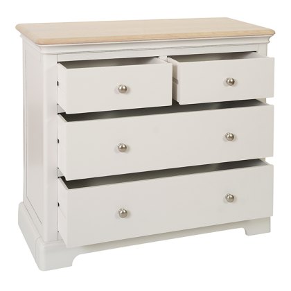 Hampton 2 + 2 Chest of Drawers Grey Mist