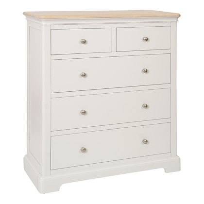 Hampton 2 over 3 Chest of Drawers Grey Mist