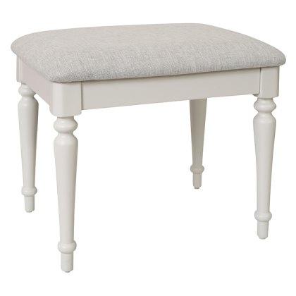 Hampton Dressing Table Stool Grey Mist