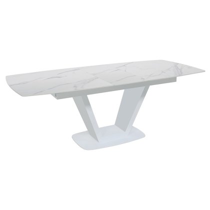 Apollo 180 - 220cm Extending Dining Table White