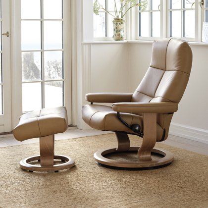 David Small Classic Chair with Footstool David Small Classic Chair with Footstool