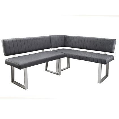 Apollo Corner Bench RHF Dark Grey Apollo Corner Bench RHF Dark Grey