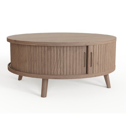 Tambour Coffee Table Grey Wash Tambour Coffee Table Grey Wash
