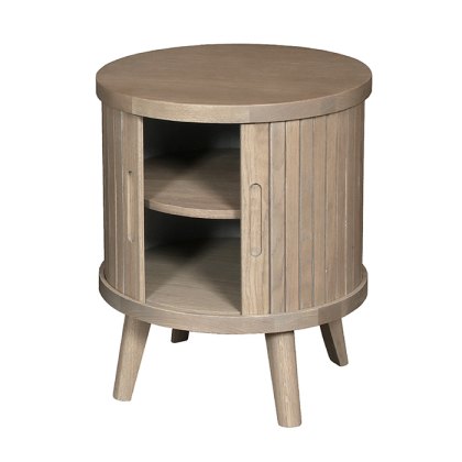 Tambour Lamp Table Tambour Lamp Table