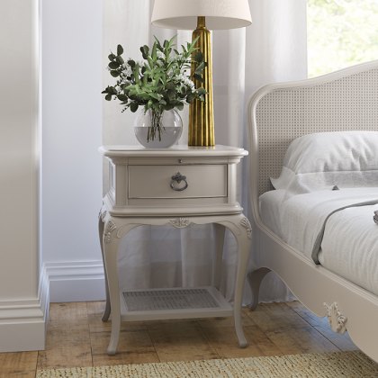 Monaco Bedside Table Grey