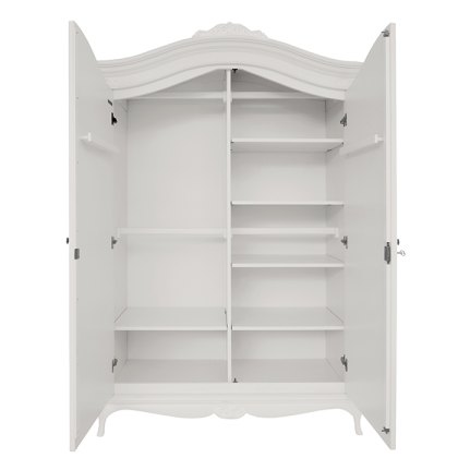 Monaco Wide Fitted Wardrobe Grey