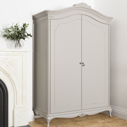 Monaco Wide Fitted Wardrobe Grey
