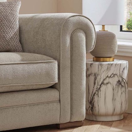 Zeus Small Fabric Sofa