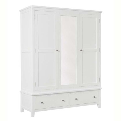 Henley White Triple Wardrobe Henley White Triple Wardrobe