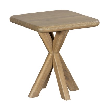Flynn Oak Lamp Table