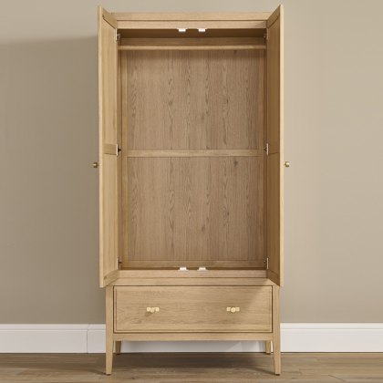 Lille 1 Drawer Wardrobe