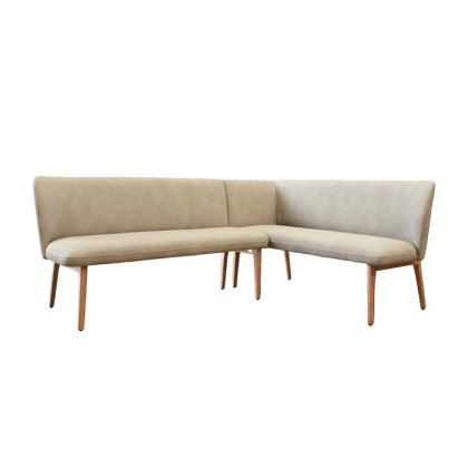 Spencer Corner Bench Left Misty Spencer Corner Bench Left Misty