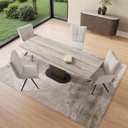 Modena Extending Ceramic Dining Table 160-220cm
