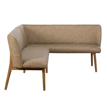 Spencer Corner Bench Left Facing Taupe Spencer Corner Bench Left Facing Taupe