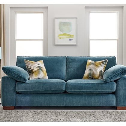 Zara 3 Seater Fabric Sofa