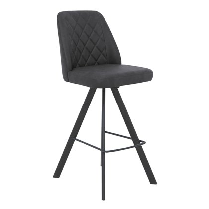 Franklin Swivel Bar Stool in  Grey
