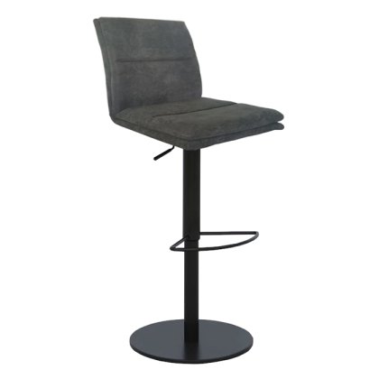 Franklin Swivel Adjustable Bar Stool in  Grey