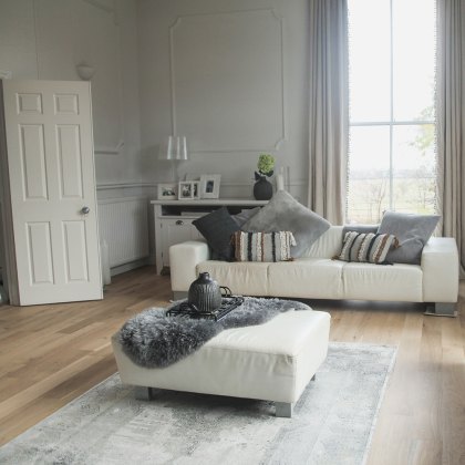 Toros Rug - Overdyed Frost Grey Toros Rug - Overdyed Frost Grey