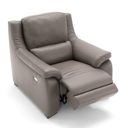 Degano Slim Leather Electric Recliner Armchair Degano Slim Leather Electric Recliner Armchair