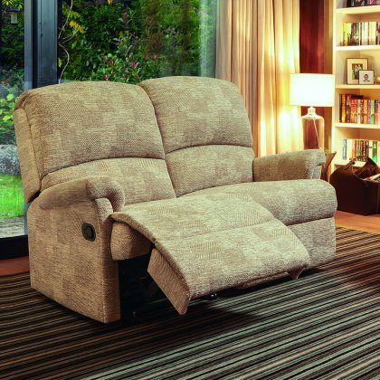 Nevada Standard 2 Seater Fabric Reclining Sofa Nevada Standard 2 Seater Fabric Reclining Sofa