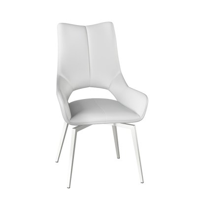 Spinello Swivel Dining Chair White Spinello Swivel Dining Chair White