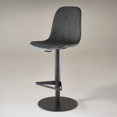 Zaragoza Grey Barstool