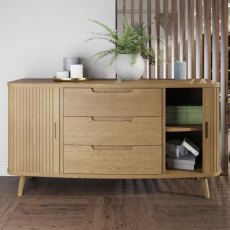 Tambour Sideboard Grey Tambour Sideboard Grey