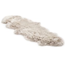 Stone Double Longwool Sheepskin Rug Stone Double Longwool Sheepskin Rug