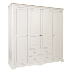 Hampton Quad Wardrobe Grey Mist Hampton Quad Wardrobe Grey Mist