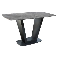 Apollo 135cm Compact Dining Table Grey Apollo 135cm Compact Dining Table Grey