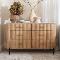 Reed Wide Chest of Drawers