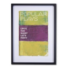 Lifes to Short Framed Picture