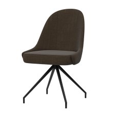 Miami Swivel Dining Chair Charcoal Grey