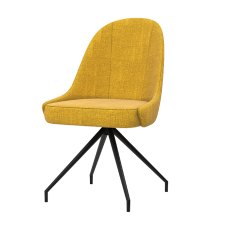 Miami Swivel Dining Chair Yellow