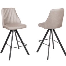 Austin Swivel Counter Stool Light Grey
