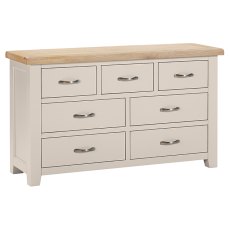 Wiltshire 3 over 4 Chest of Drawers Moon Grey Wiltshire 3 over 4 Chest of Drawers Moon Grey