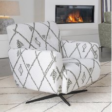 Alstons Inka Peru Swivel Accent Chair