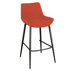 Sigma Bar Stool - Burnt Orange