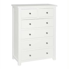 Henley 2+4 White Chest of Drawers Henley 2+4 White Chest of Drawers