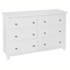 Henley White Wide Chest of Drawers Henley White Wide Chest of Drawers