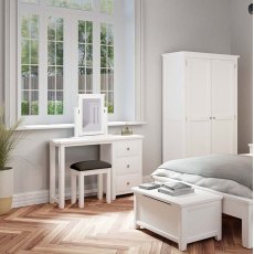 Henley White Dressing Table Mirror