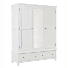Henley White Triple Wardrobe Henley White Triple Wardrobe