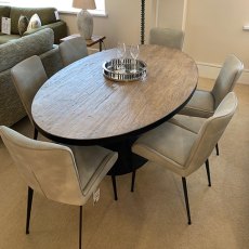 Geneva Dining Table and 6 Dining Chairs